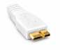 Preview: Kábel USB 3.0 zo zástrčky A na zástrčku micro B 3.0, pozlátené kontakty, biely, 2,00 m, blister DINIC